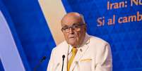 Rudy Giuliani, ex-prefeito de Nova Iorque, nos Estados Unidos  Foto: Siavosh Hosseini/SOPA Images/LightRocket via Getty Images