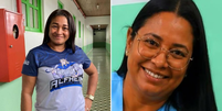 Alzenir Pereira e Raquel Sales tentaram impedir que atirador entrasse nas salas de aula  Foto: Reprodu&ccedil;&atilde;o/Redes Sociais