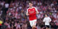 Viktor Gyokeres (Arsenal) durante jogo contra o Fulham, no dia 02.05.2026 Foto: News Images / Alamy