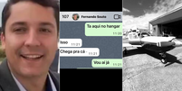 Fernando Souto trocou mensagem com amigo 15 minutos antes de acidente a&eacute;reo  Foto: Reprodu&ccedil;&atilde;o/Instagram @iagopso