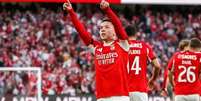 Prestianni foi suspenso pela Uefa por xingamentos homof&oacute;bicos - Foto: Divulga&ccedil;&atilde;o / SL Benfica / Jogada10