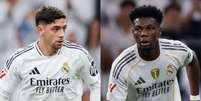Valverde e Tchouam&eacute;ni chegam &agrave;s vias de fato em treino do Real Madrid.  Foto: Reprodu&ccedil;&atilde;o/@realmadrid via X / Estad&atilde;o