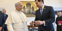 Papa Le&atilde;o XIV recebe Marco Rubio no Vaticano  Foto: ANSA / Ansa - Brasil