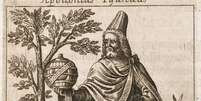 Gravura de Apolônio de Tiana feita Johann Theodor de Bry, provavelmente no início do século 17 Foto: Domínio Público / BBC News Brasil
