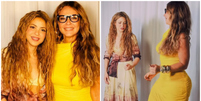 Paolla Oliveira mostra vídeo de encontro com Shakira  Foto: Reprodução/Instagram/@paollaoliveirareal