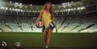 Shakira lan&ccedil;a pr&eacute;via de m&uacute;sica para Copa do Mundo com v&iacute;deo no Maracan&atilde;  Foto: Reprodu&ccedil;&atilde;o