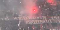Clima hostil da torcida do Independiente Medell&iacute;n causa suspens&atilde;o de jogo contra o Flamengo - Foto: Reprodu&ccedil;&atilde;o / Jogada10