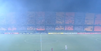 Jogo do Flamengo &eacute; paralisado na Col&ocirc;mbia  Foto: Reprodu&ccedil;&atilde;o/ESPN