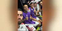 Jorginho postou um story de dentro do vesti&aacute;rio.  Foto: Reprodu&ccedil;&atilde;o/Instagram