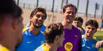 Post do Barcelona ap&oacute;s briga no Real Madrid viraliza por suposta indireta antes de cl&aacute;ssico  Foto: Reprodu&ccedil;&atilde;o/X/@FCBarcelona