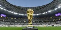 A ta&ccedil;a da Copa do Mundo.  Foto: Divulga&ccedil;&atilde;o/Fifa / Estad&atilde;o