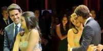 Ao lado da ex e atual, Kaká abre álbum da festa de aniversário da filha Isabella e emociona com declaração: 'É lindo como eles...'.  Foto: Reprodução/Instagram / Purepeople