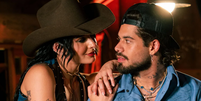 Ana Castela e Z&eacute; Felipe em clipe lan&ccedil;ado enquanto ainda estavam namorando  Foto: Divulga&ccedil;&atilde;o