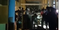 V&iacute;deos mostram atua&ccedil;&atilde;o da PM de madrugada na USP  Foto: Reprodu&ccedil;&atilde;o/Instagram