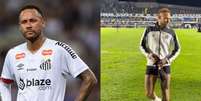 Vídeo de Neymar de cueca em campo viraliza e detalhe inusitado no corpo do jogador rouba a cena: 'Nunca tinha reparado que ele tem...'.  Foto: Getty Images, Reprodução/X / Purepeople