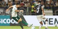 Flaco Lopez atuou pelo Palmeiras no empate contra o Remo   Foto:  Cesar Greco/Palmeiras
