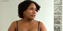 Samara Regina Dutra, de 19 anos, em entrevista ao Fantástico, da Globo  Foto: Reprodução/Globo