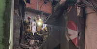 Explos&atilde;o deixou um morto, um desaparecido e tr&ecirc;s pessoas foram socorridas  Foto: Divulga&ccedil;&atilde;o/Corpo de Bombeiros