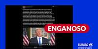 V&iacute;deo n&atilde;o mostra Trump falando sobre hantav&iacute;rus. Foto: Reprodu&ccedil;&atilde;o/Twitter / Estad&atilde;o