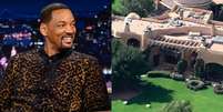 Astro Will Smith &eacute; dono de mans&atilde;o constru&iacute;da em terreno de 60 hectares na Calif&oacute;rnia  Foto: @fallontonight via Instagram e @Therichest via YouTube / Estad&atilde;o