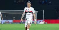 Luciano (S&atilde;o Paulo) durante jogo contra o Mirassol  Foto: SPP Sport Press / Alamy