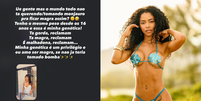 Loreno Maria diz comer o que quer e permanece magra  Foto: Reprodu&ccedil;&atilde;o/Instagram @badgallore