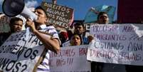 Manifesta&ccedil;&atilde;o em Lisboa contra mudan&ccedil;as nas leis da nacionalidade.  Foto: AFP - PATRICIA DE MELO MOREIRA / RFI