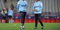 Lorenzo Buenaventura trabalha ao lado de Guardiola desde os tempos de Barcelona &ndash;  Foto: Matt McNulty/Getty Images / Jogada10