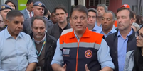 Tarcísio manda interromper 30 obras da Sabesp após explosão no Jaguaré  Foto: Reprodução/TV Globo