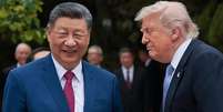 Visita de Trump a China foi definida mais por uma retórica calorosa e simbolista do que por anúncios concretos  Foto: Getty Images / BBC News Brasil
