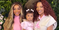 Brunna Gon&ccedil;alves e Ludmilla comemoram primeiro anivers&aacute;rio da filha Foto: Reprodu&ccedil;&atilde;o/Instagram