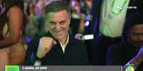 Na plateia, Luciano Huck ganhou um momento especial na transmiss&atilde;o da convoca&ccedil;&atilde;o Foto: Reprodu&ccedil;&atilde;o/TV