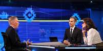 Carlo Ancelotti em entrevista ao Jornal Nacional, da Globo  Foto: Globo/João Cotta