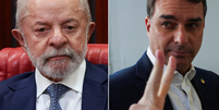 Pesquisa AtlasIntel mostra impactos das conversas entre Fl&aacute;vio Bolsonaro e Daniel Vorcaro, do Master, nas pr&eacute;-candidaturas de Lula e do senador  Foto: Reuters / BBC News Brasil