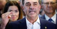 O senador Fl&aacute;vio Bolsonaro (PL-RJ).  Foto: Wilton Junior/Estad&atilde;o / Estad&atilde;o