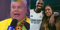 Milton Cunha diz que m&atilde;e de Vini n&atilde;o aprovava relacionamento do jogador com Virginia  Foto: Reprodu&ccedil;&atilde;o/GE e Instagram @vinijr