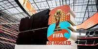 Material promocional de Los Angeles como cidade-sede da Copa do Mundo 2026  Foto: Getty Images / BBC News Brasil