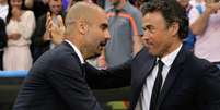 Foto: Adam Pretty/Bongarts/Getty Images - Legenda: Luis Enrique rasgou elogios a Pep Guardiola, seu compatriota / Jogada10