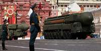 Exerc&iacute;cios com for&ccedil;as nucleares costumam ser feitos em outubro na R&uacute;ssia  Foto: Getty Images / BBC News Brasil