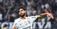 Yuri Alberto (Corinthians) durante jogo contra o Barra, no dia 14.05.2026. Foto: Foto Arena / Alamy