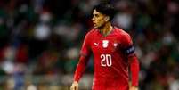 Jo&atilde;o Cancelo, lateral-direito da Sele&ccedil;&atilde;o Portuguesa.  Foto: Divulga&ccedil;&atilde;o / Sele&ccedil;&atilde;o Portuguesa. / Portal de Prefeitura