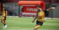  Foto: Erico Leonan / S&atilde;o Paulo FC - Legenda: S&atilde;o Paulo n&atilde;o tem pressa para renovar com Calleri / Jogada10