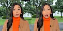 Selina Wang publicou um v&iacute;deo no qual os tiros podem ser ouvidos na Casa Branca  Foto: Reprodu&ccedil;&atilde;o/selinawangtv/X