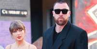 Casamento de Taylor Swift e Travis Kelce teria regras r&iacute;gidas de privacidade, segundo tabloides internacionais; saiba mais Foto: Reprodu&ccedil;&atilde;o: Aeon/GC Images / Bons Fluidos