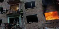 Ataque massivo à região de Kiev atingiu infraestrutura civil e foi um dos mais intensos dos últimos meses  Foto: DW / Deutsche Welle