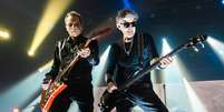 Tony Bellotto e Branco Mello dos Tit&atilde;s em 2026, em show no Espa&ccedil;o Unimed  Foto: Ellen Artie @ellenartie / Rolling Stone Brasil