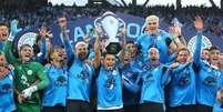 Jogadores do Belgrano comemoram o título. Foto: Marcelo Endelli/Getty Images / Jogada10