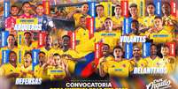 Com 4 jogadores do futebol brasileiro e James, Colômbia define convocados para Copa  Foto: Reprodução/@FCFSeleccionCol