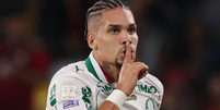 Paulinho, do Palmeiras, provoca torcida do Flamengo  Foto: Reprodu&ccedil;&atilde;o/X @Palmeiras