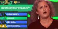 Participante do Show do Milh&atilde;o erra primeira pergunta ap&oacute;s um minuto no programa Foto: Reprodu&ccedil;&atilde;o/SBT
